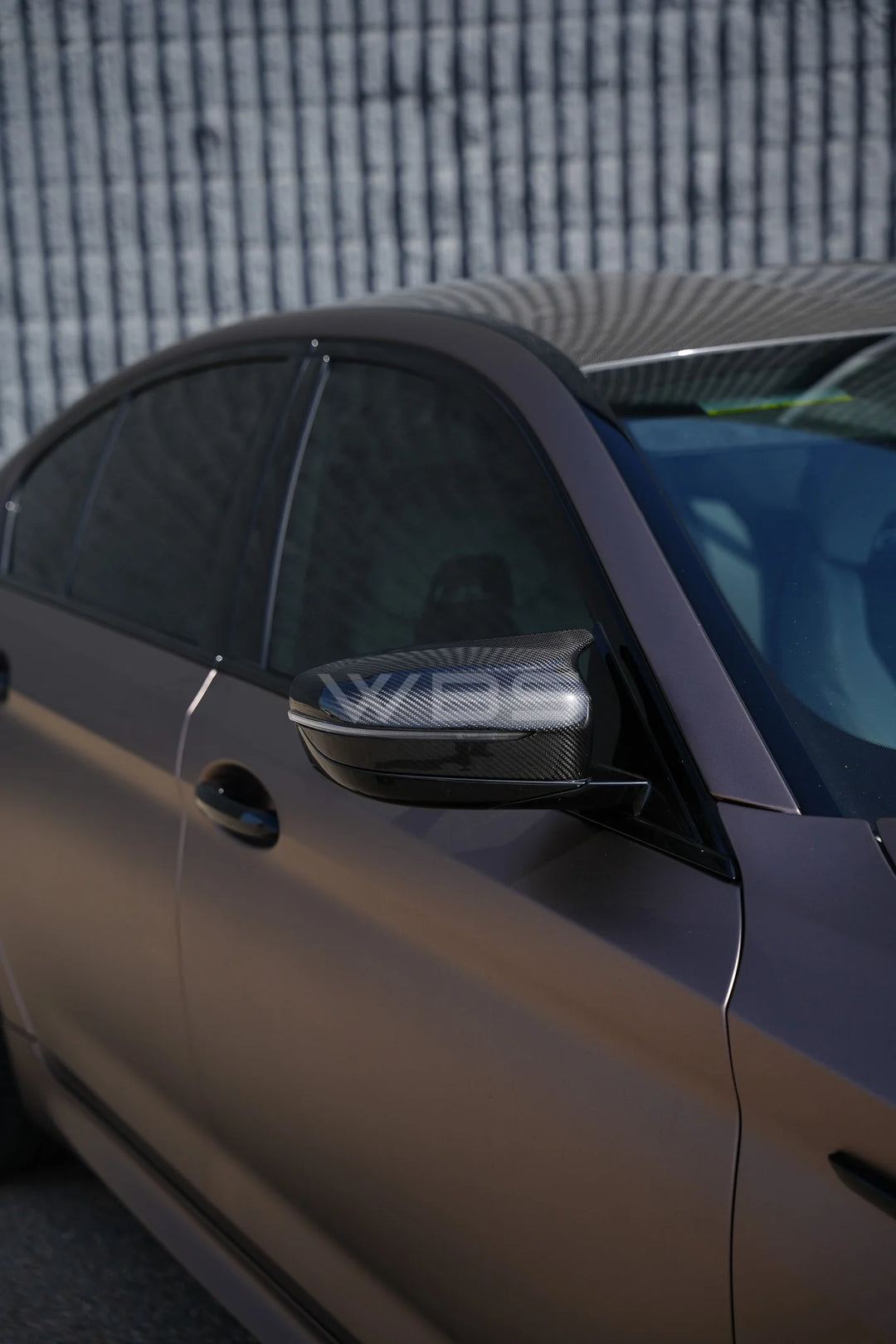 BMW F90 M5 M MIRROR CAPS GENUINE DRY CARBON FIBER