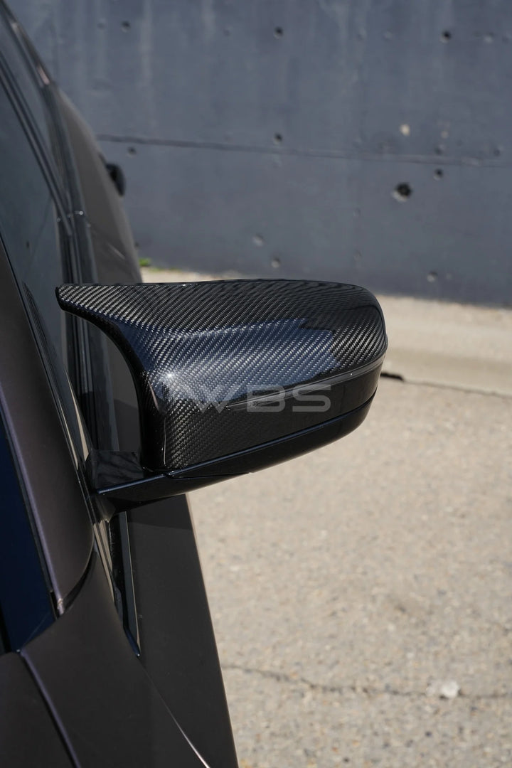 BMW F90 M5 M MIRROR CAPS GENUINE DRY CARBON FIBER