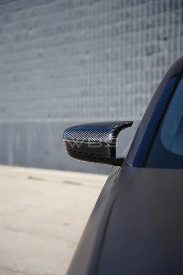 BMW F90 M5 M MIRROR CAPS GENUINE DRY CARBON FIBER