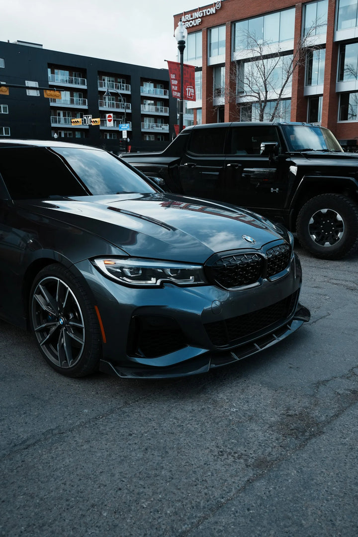 BMW G20 3 SERIES GT STYLE FRONT LIP GENUINE CARBON FIBER