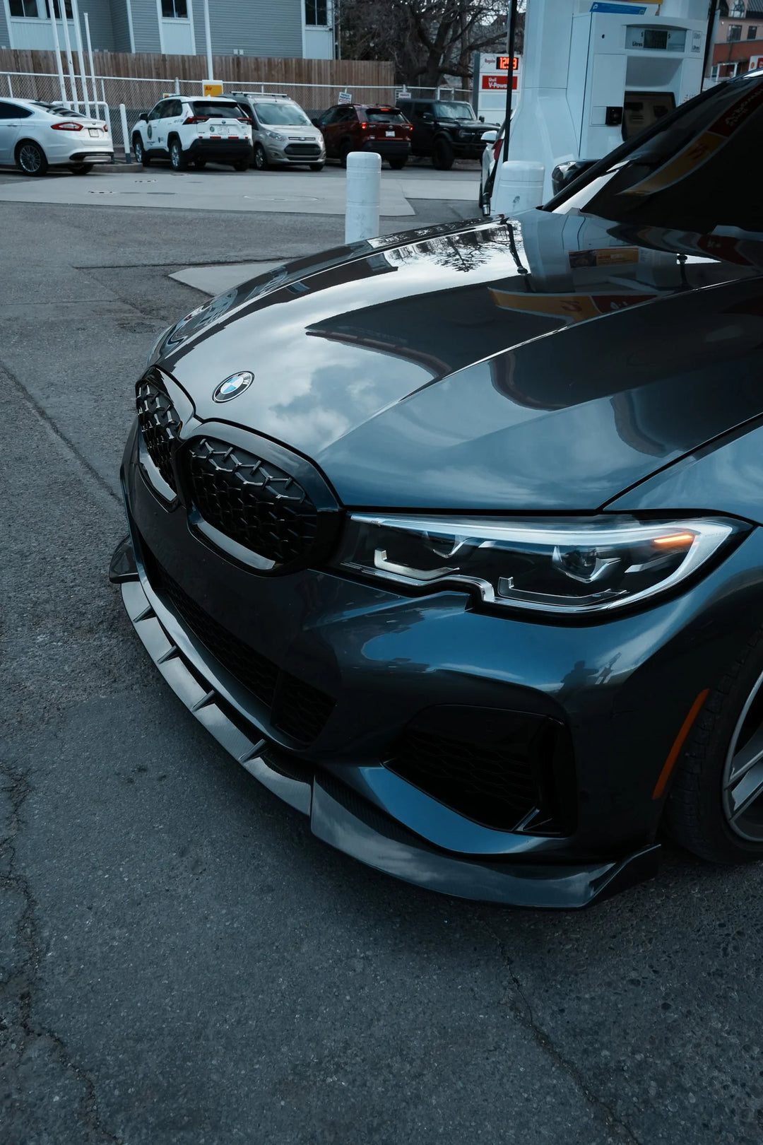 BMW G20 3 SERIES GT STYLE FRONT LIP GENUINE CARBON FIBER