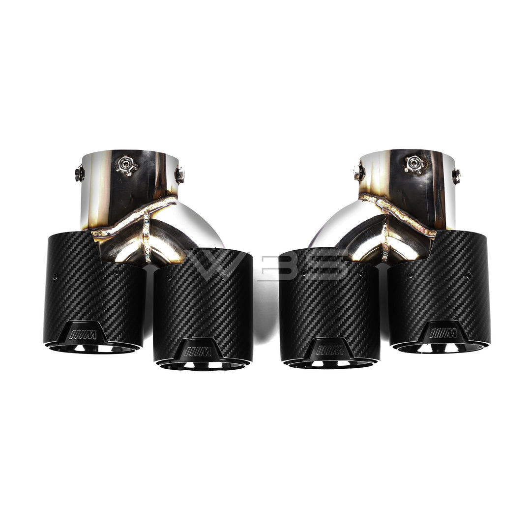 BMW G20 M340I EXHAUST TIPS SET DRY CARBON FIBER M DESIGN