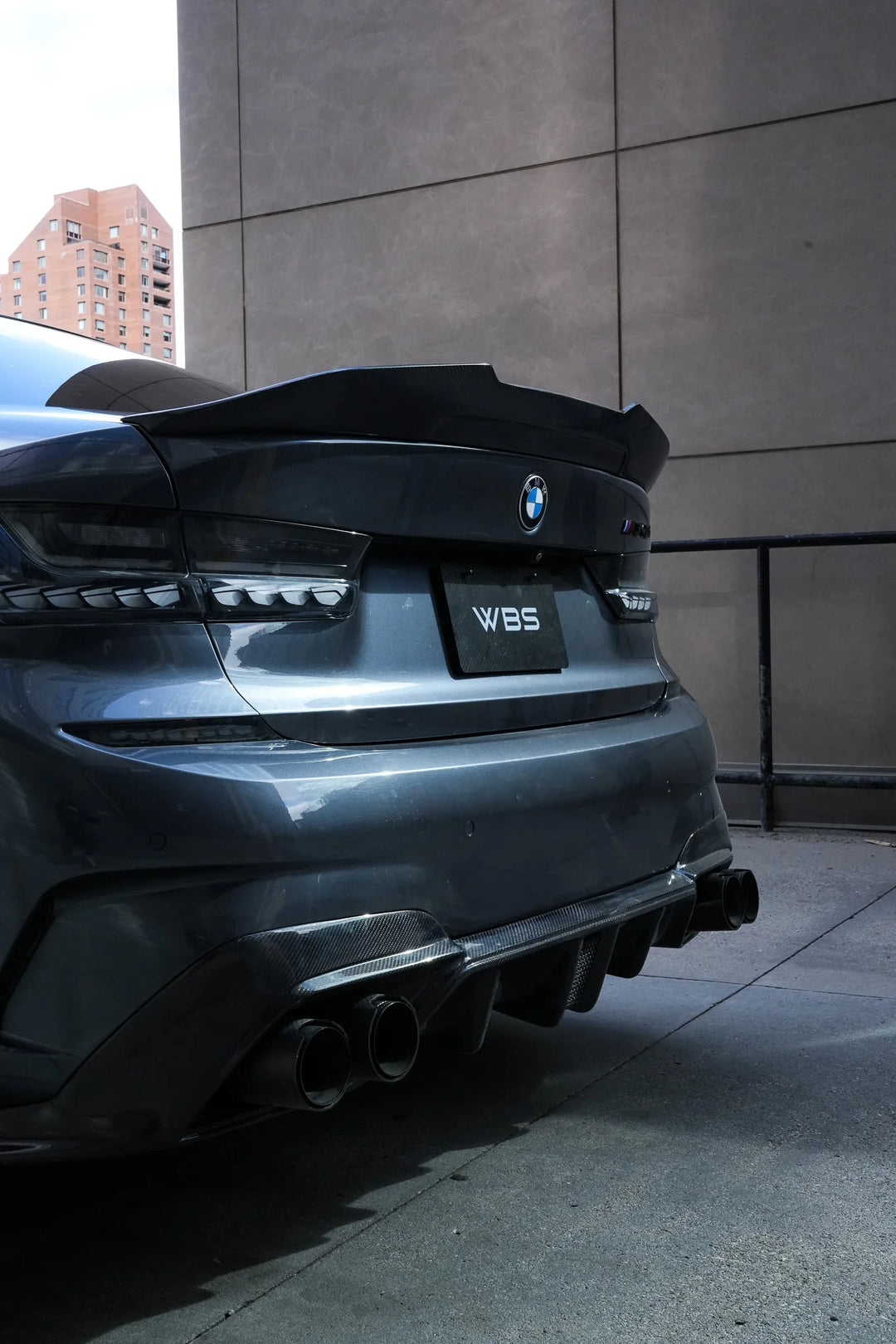 BMW G20 M340I EXHAUST TIPS SET DRY CARBON FIBER M DESIGN