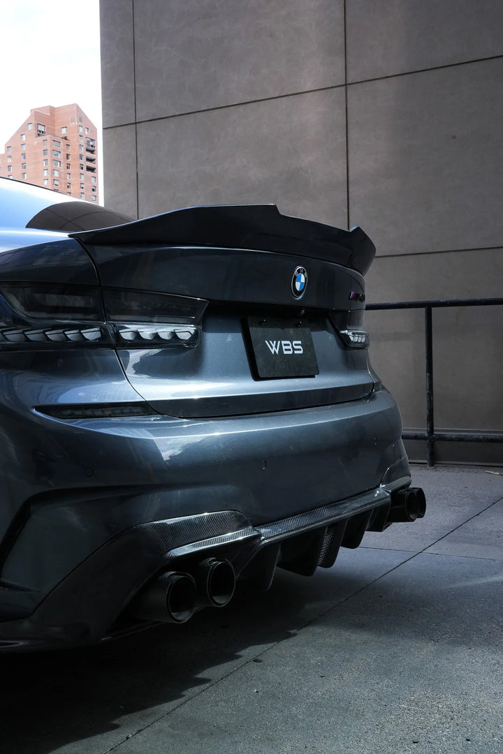 BMW G20 M340I EXHAUST TIPS SET DRY CARBON FIBER M DESIGN