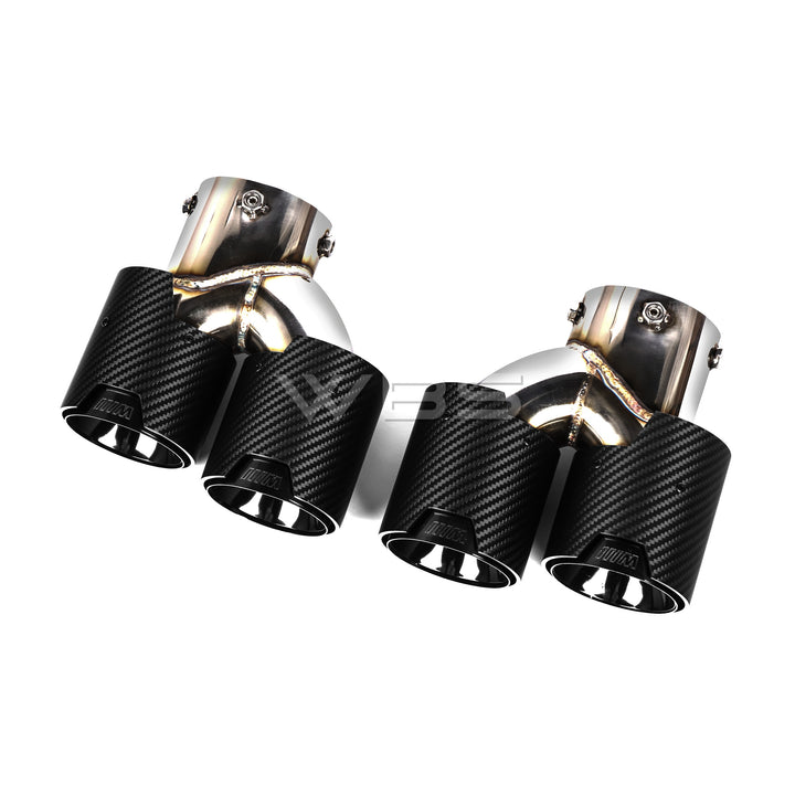 BMW G20 M340I EXHAUST TIPS SET DRY CARBON FIBER M DESIGN
