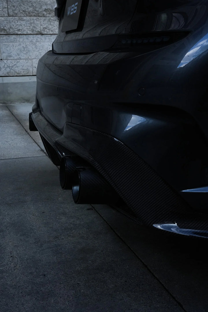 BMW G20 M340I EXHAUST TIPS SET DRY CARBON FIBER M DESIGN