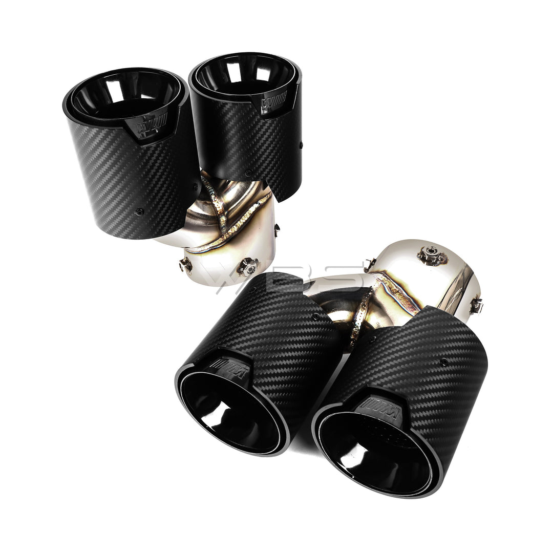 BMW G20 M340I EXHAUST TIPS SET DRY CARBON FIBER M DESIGN