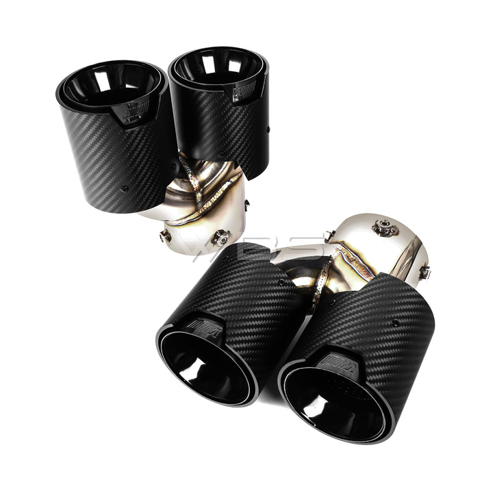 BMW G20 M340I EXHAUST TIPS SET DRY CARBON FIBER M DESIGN