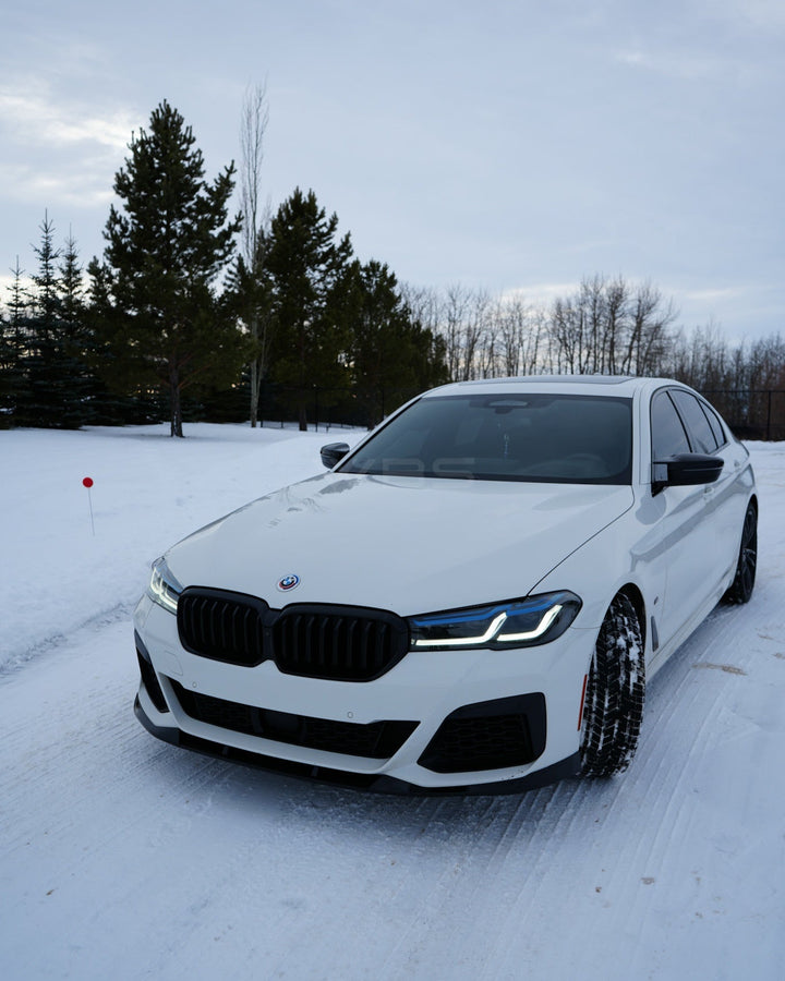 BMW G30 5 SERIES FD STYLE FRONT LIP GLOSSY BLACK