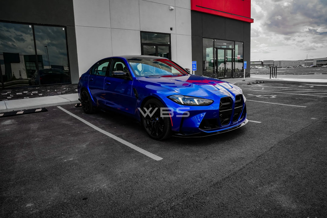 BMW G80 M3 | G82 G83 M4 FRONT LIP GTX STYLE GENUINE CARBON FIBER