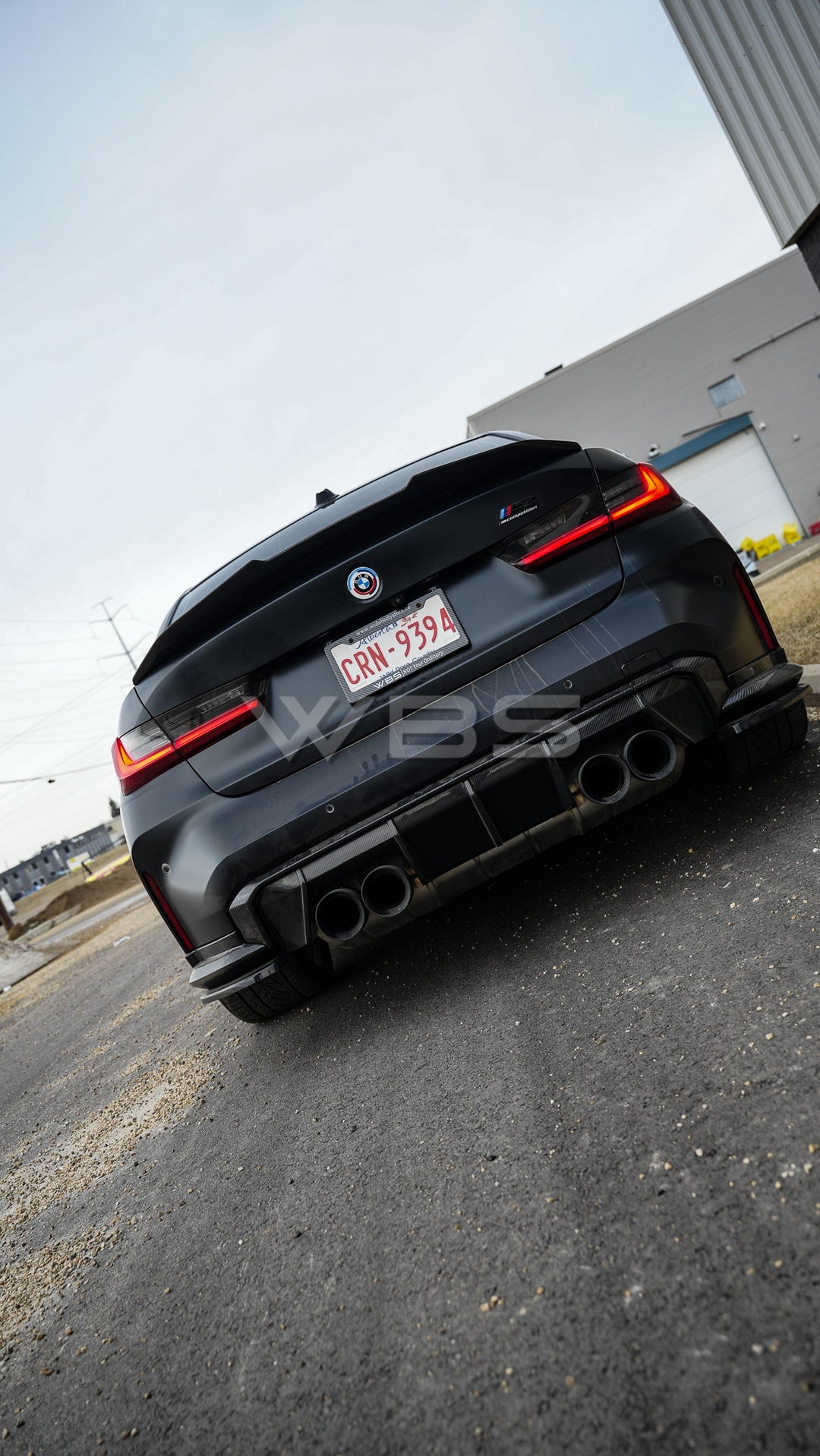 BMW G80 M3 GTX V1 TRUNK SPOILER GENUINE CARBON FIBER