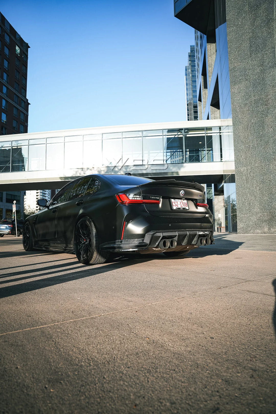 BMW G80 M3 GTX V1 TRUNK SPOILER GENUINE CARBON FIBER