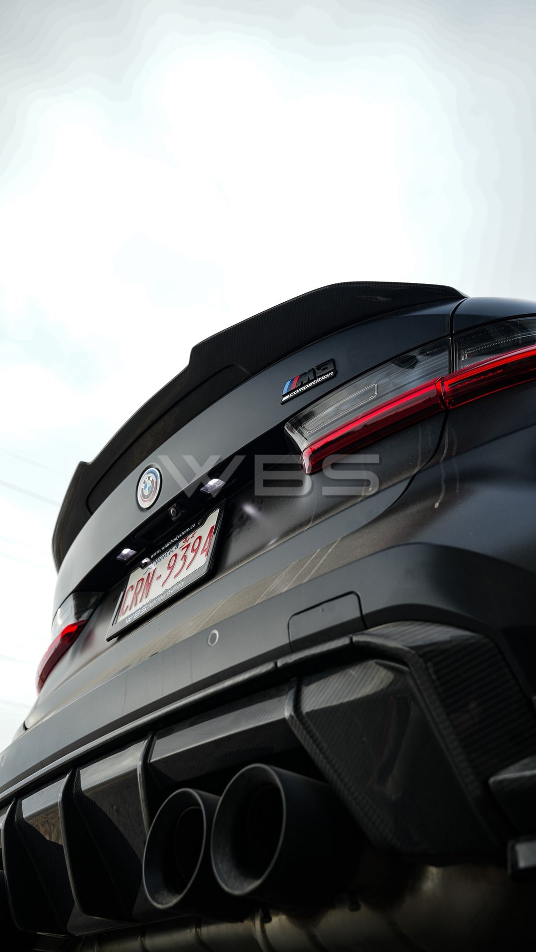 BMW G80 M3 GTX V1 TRUNK SPOILER GENUINE CARBON FIBER