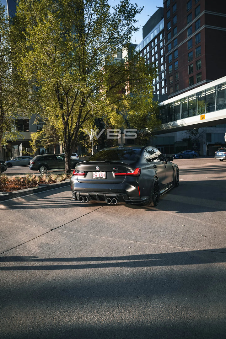 BMW G80 M3 GTX V1 TRUNK SPOILER GENUINE CARBON FIBER