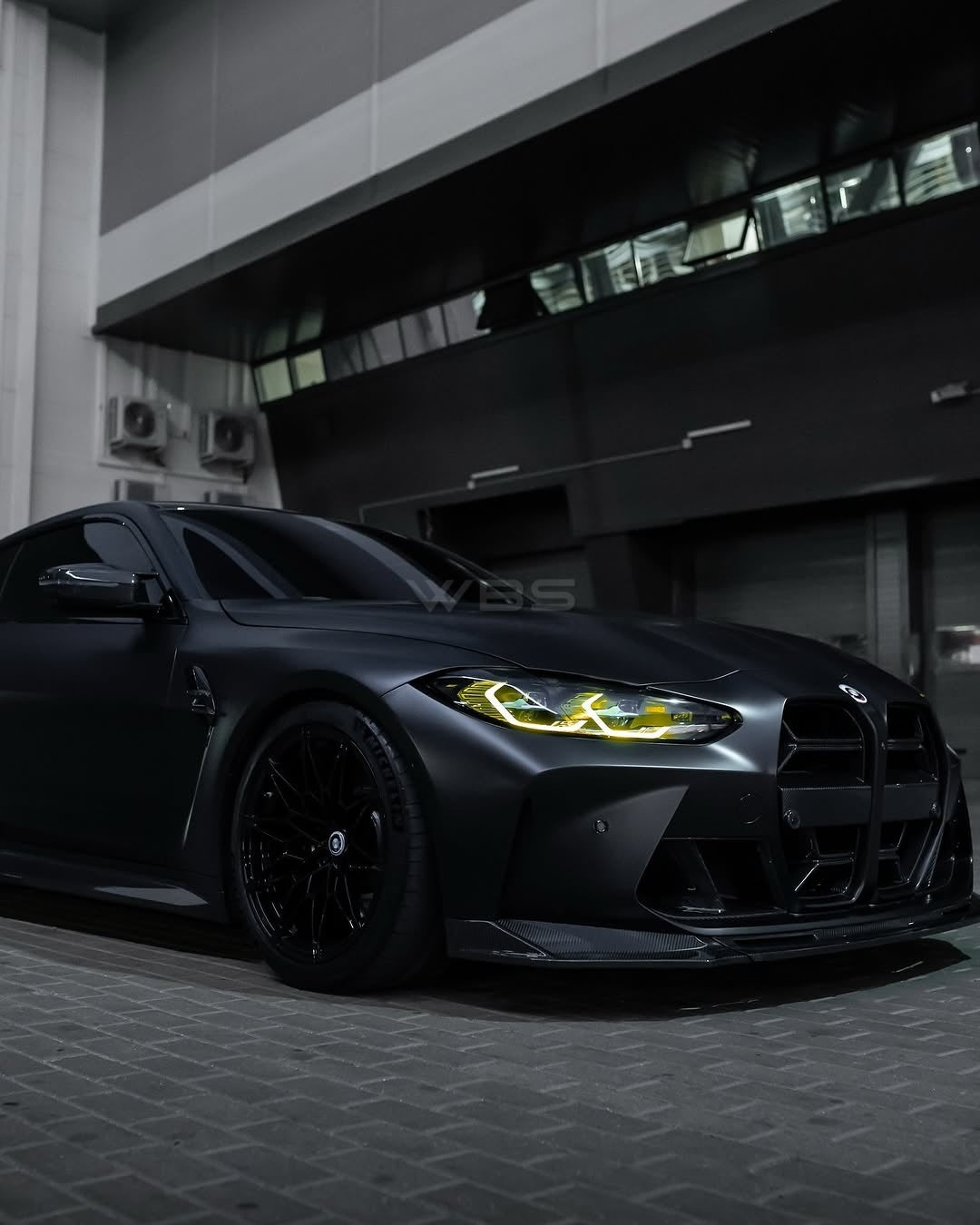 BMW G8X M3 M4 V-STYLE FRONT LIP GENUINE CARBON FIBER