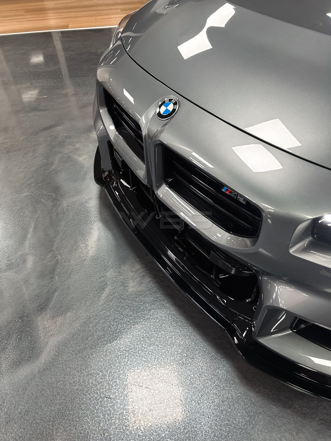 BMW G87 M2 GLOSS BLACK FRONT LIP V1.5 DESIGN