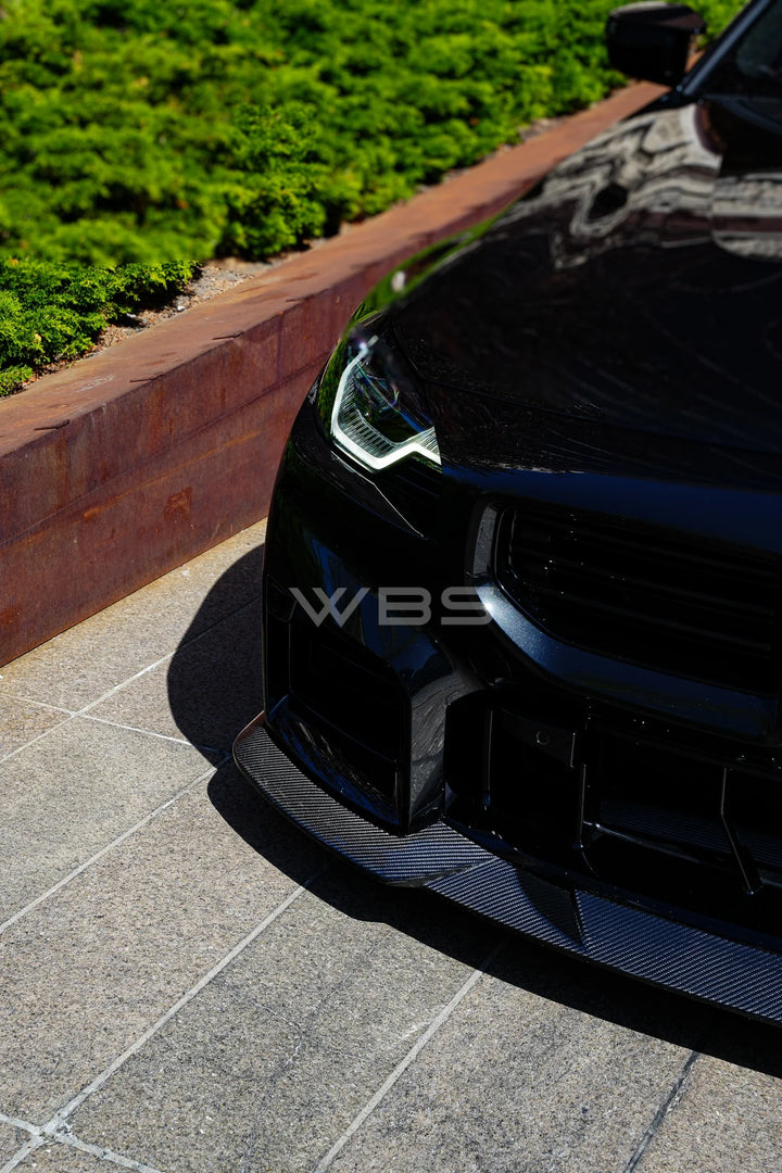 BMW G87 M2 V1 STYLE FRONT LIP GENUINE DRY CARBON FIBER