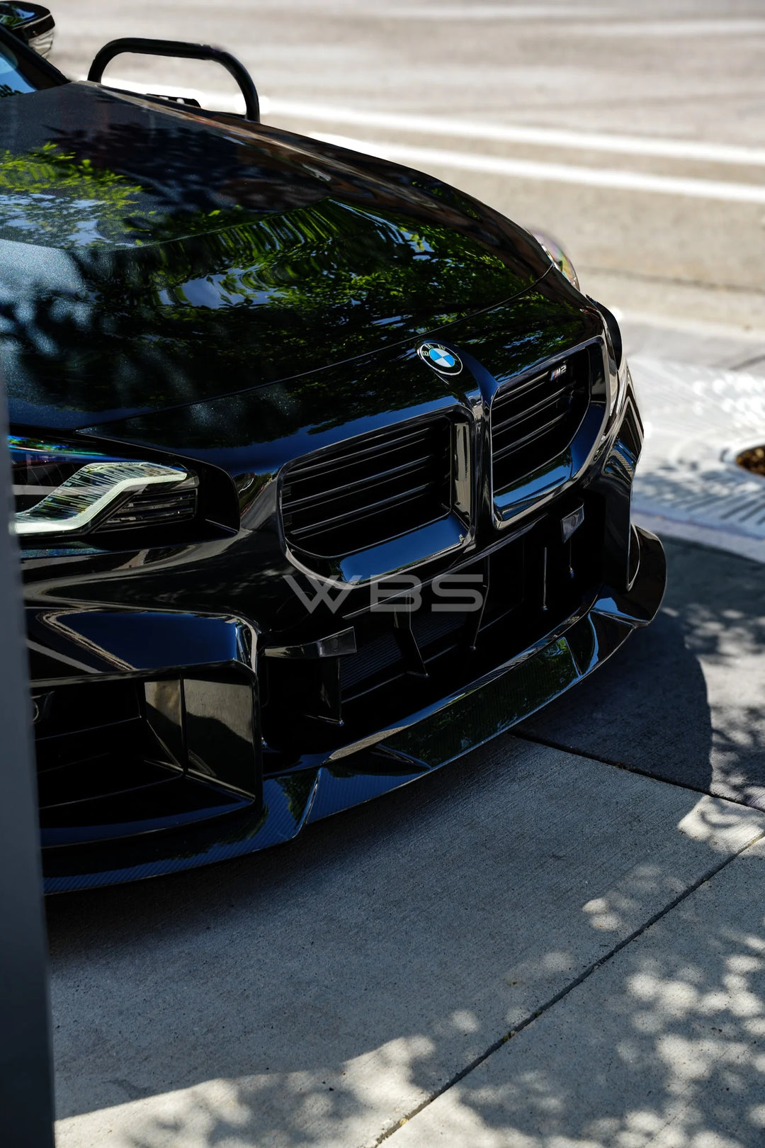 BMW G87 M2 V1 STYLE FRONT LIP GENUINE DRY CARBON FIBER
