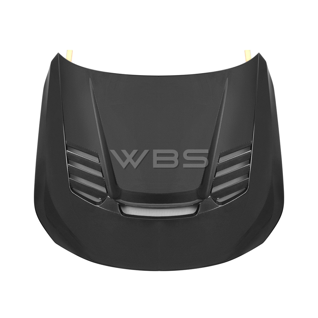 BMW G87 M2 VENTED V4 STYLE HOOD GENUINE CARBON FIBER