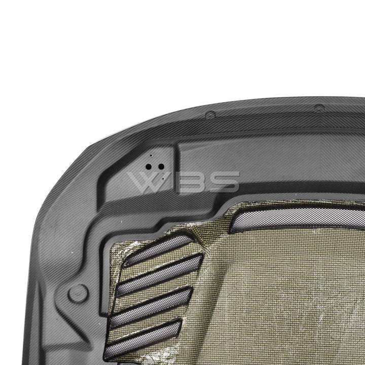 BMW G87 M2 VENTED V4 STYLE HOOD GENUINE CARBON FIBER