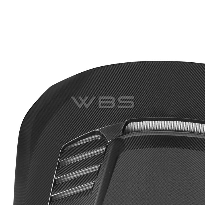 BMW G87 M2 VENTED V4 STYLE HOOD GENUINE CARBON FIBER