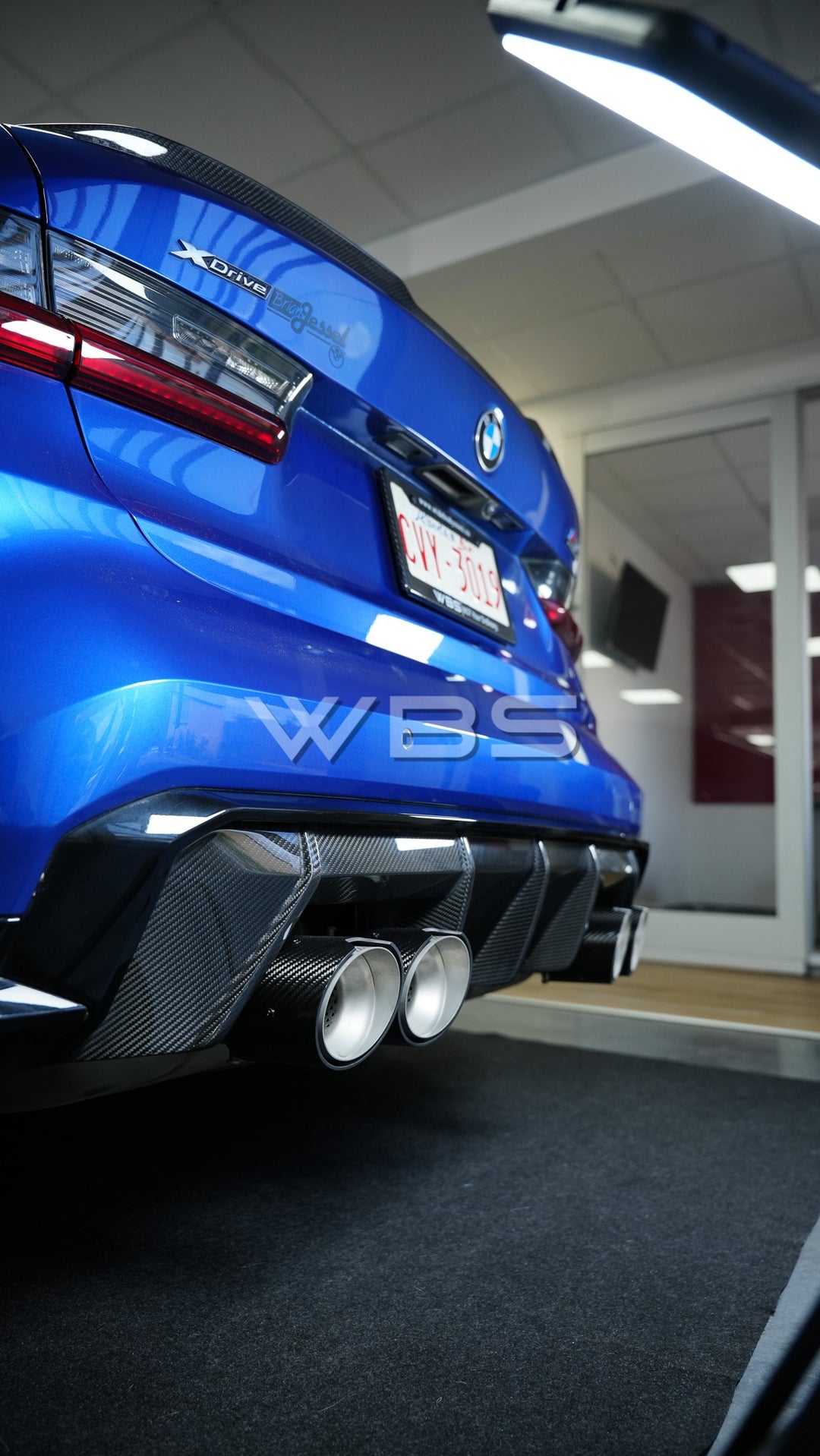 BMW G8X M-PERFORMANCE EXHAUST TIPS CARBON FIBER