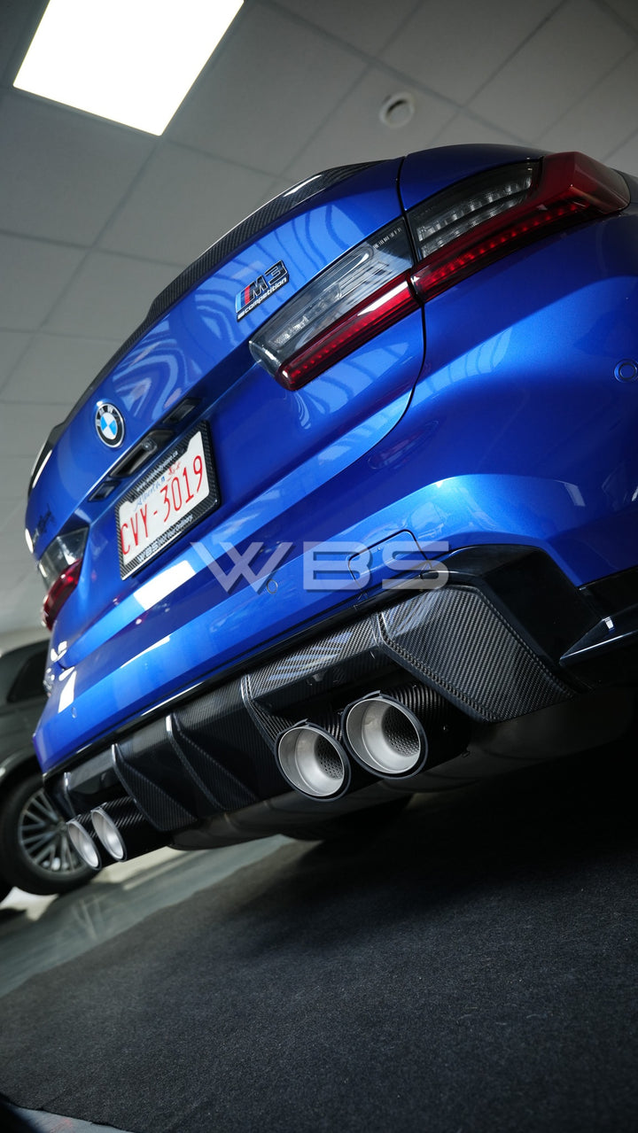 BMW G8X M-PERFORMANCE EXHAUST TIPS CARBON FIBER