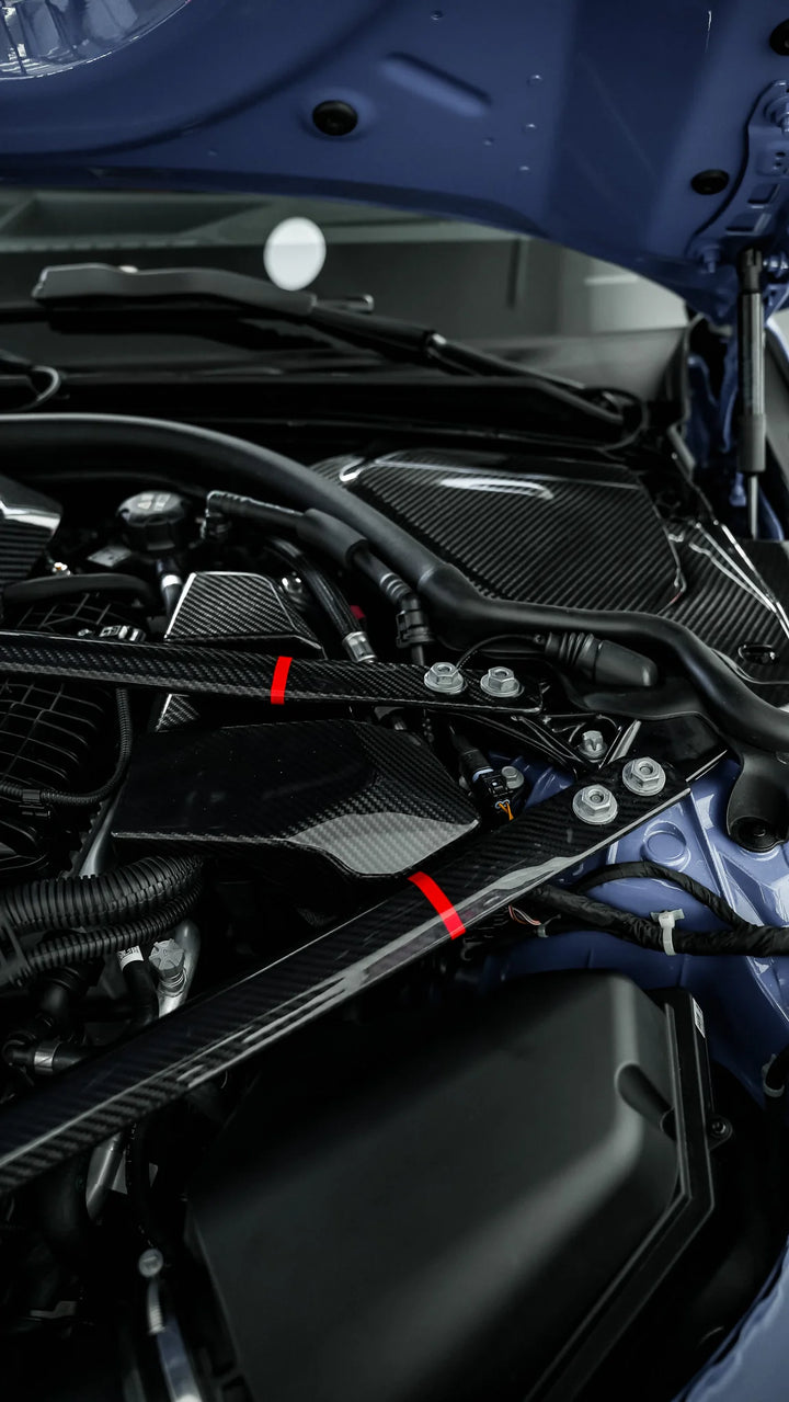 BMW G8X M2 M3 M4 - BATTERY TERMINAL COVER GENUINE CARBON FIBER