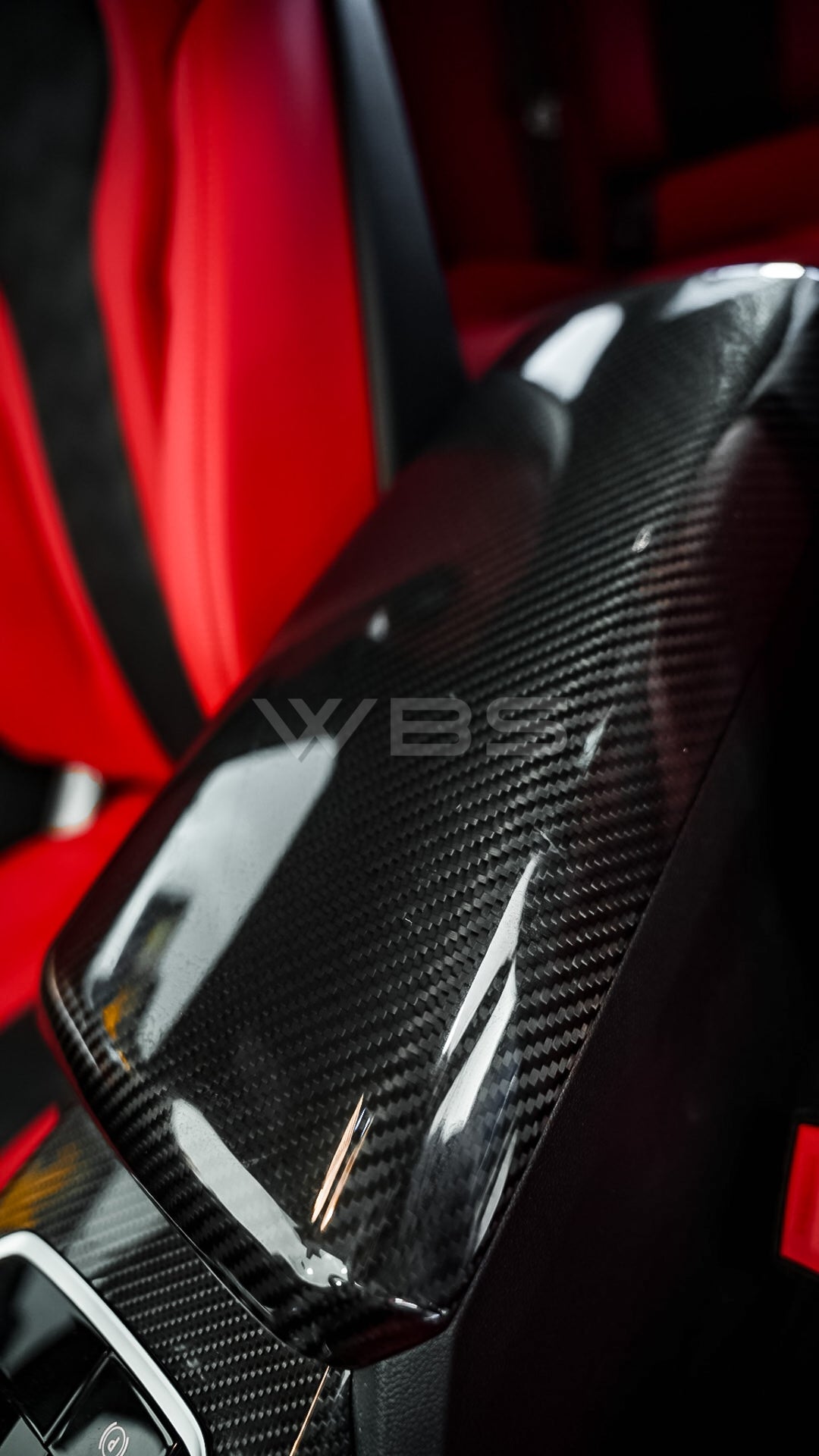 BMW G8X M2/ M3/ M4 CENTER ARMREST COVER GENUINE CARBON FIBER