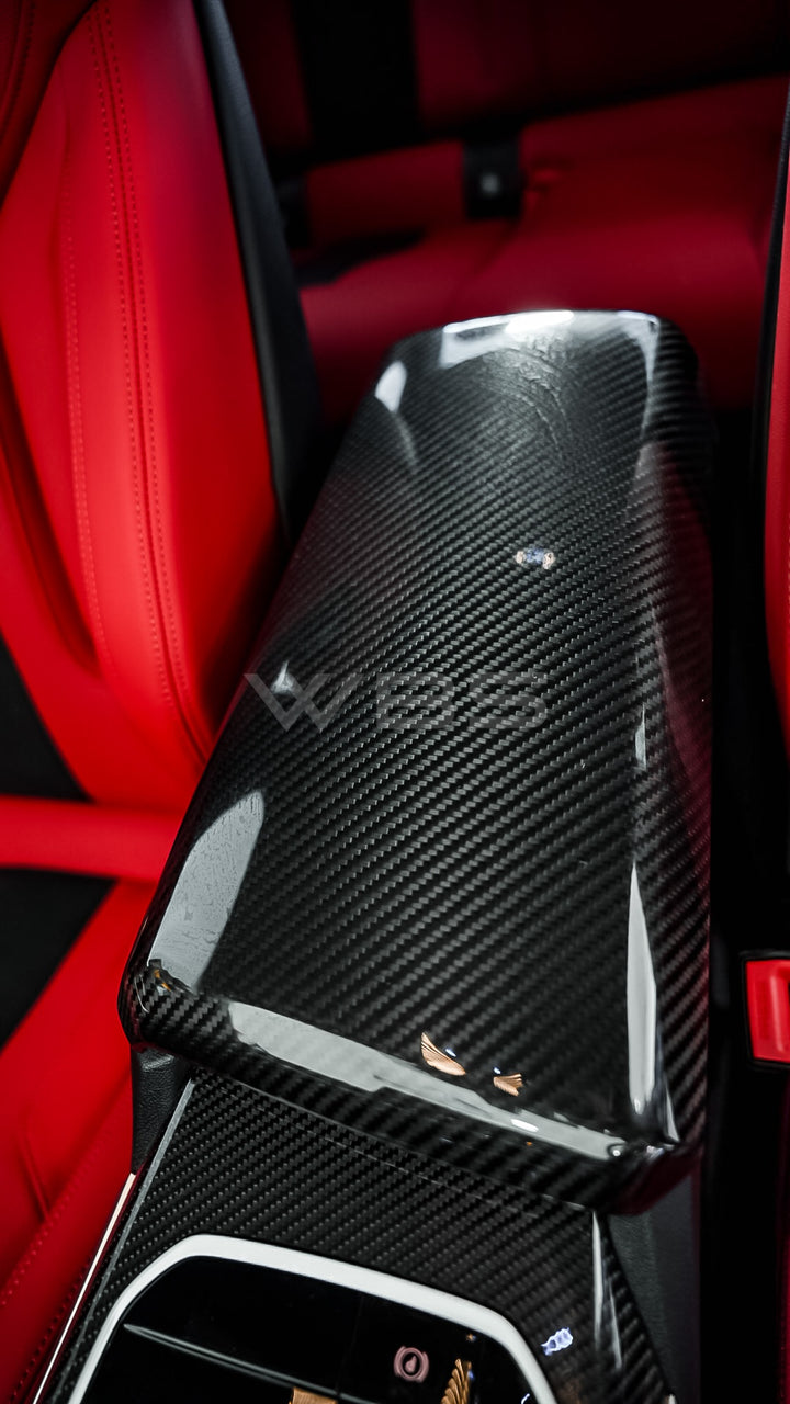 BMW G8X M2/ M3/ M4 CENTER ARMREST COVER GENUINE CARBON FIBER
