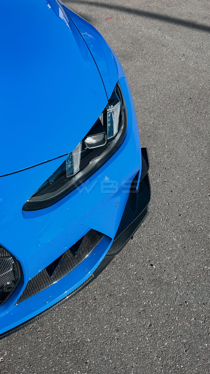BMW G8X M3/M4 V-STYLE CANARDS GENUINE CARBON FIBER