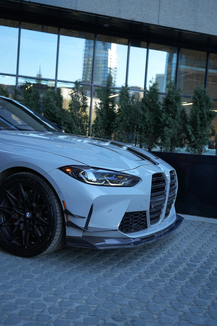 BMW G8X M3/M4 V-STYLE CANARDS GENUINE CARBON FIBER