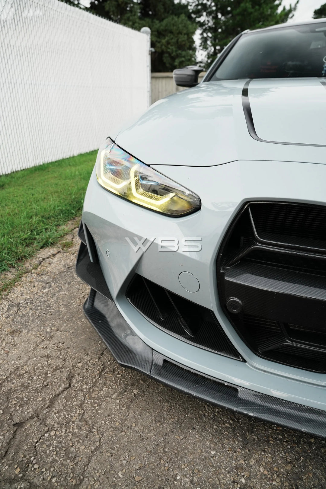 BMW G8X M3/M4 V-STYLE CANARDS GENUINE CARBON FIBER