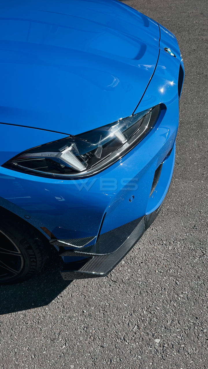 BMW G8X M3/M4 V-STYLE CANARDS GENUINE CARBON FIBER
