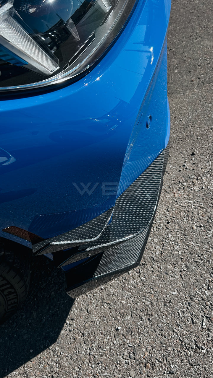 BMW G8X M3/M4 V-STYLE CANARDS GENUINE CARBON FIBER