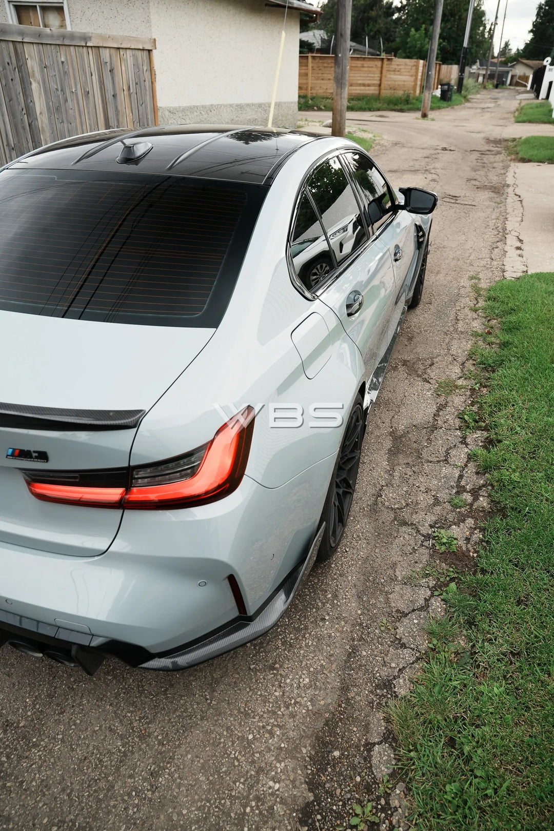 BMW G8X M3 M4 DIFFUSER SIDE SPLITTERS GENUINE CARBON FIBER MP STYLE