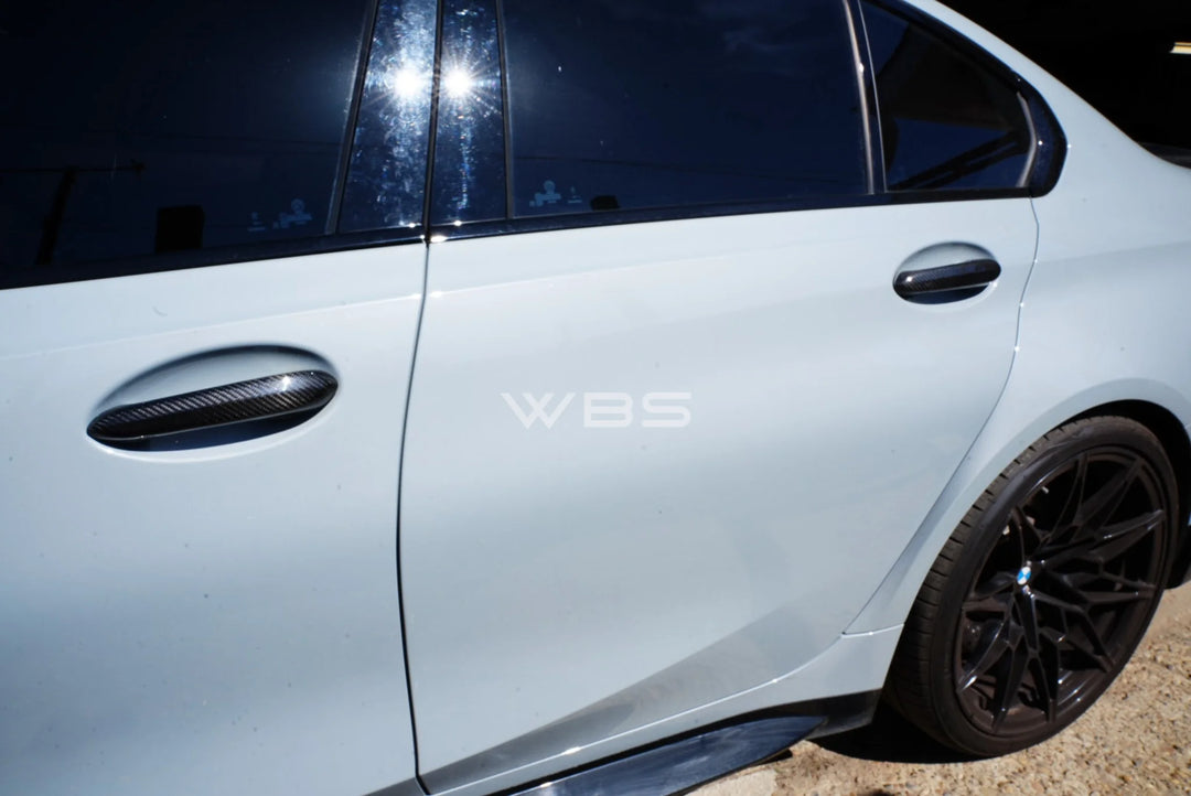 BMW G8X M3/ M4 DOOR HANDLE TRIM SET GENUINE CARBON FIBER