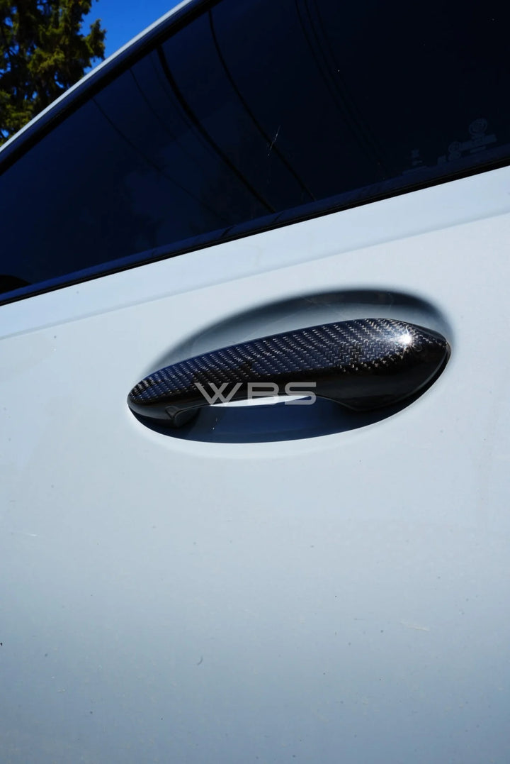 BMW G8X M3/ M4 DOOR HANDLE TRIM SET GENUINE CARBON FIBER