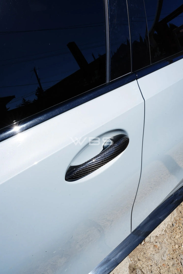 BMW G8X M3/ M4 DOOR HANDLE TRIM SET GENUINE CARBON FIBER