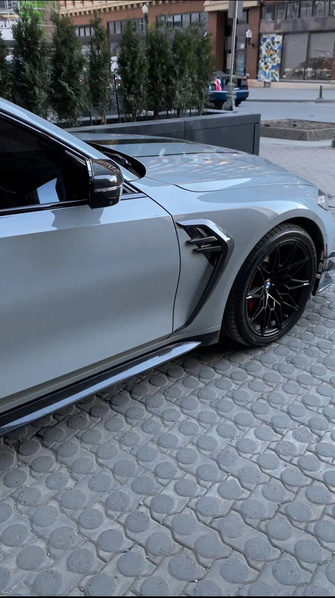 BMW G8X M3 M4 DTM FENDER TRIMS STYLE GENUINE DRY CARBON FIBER