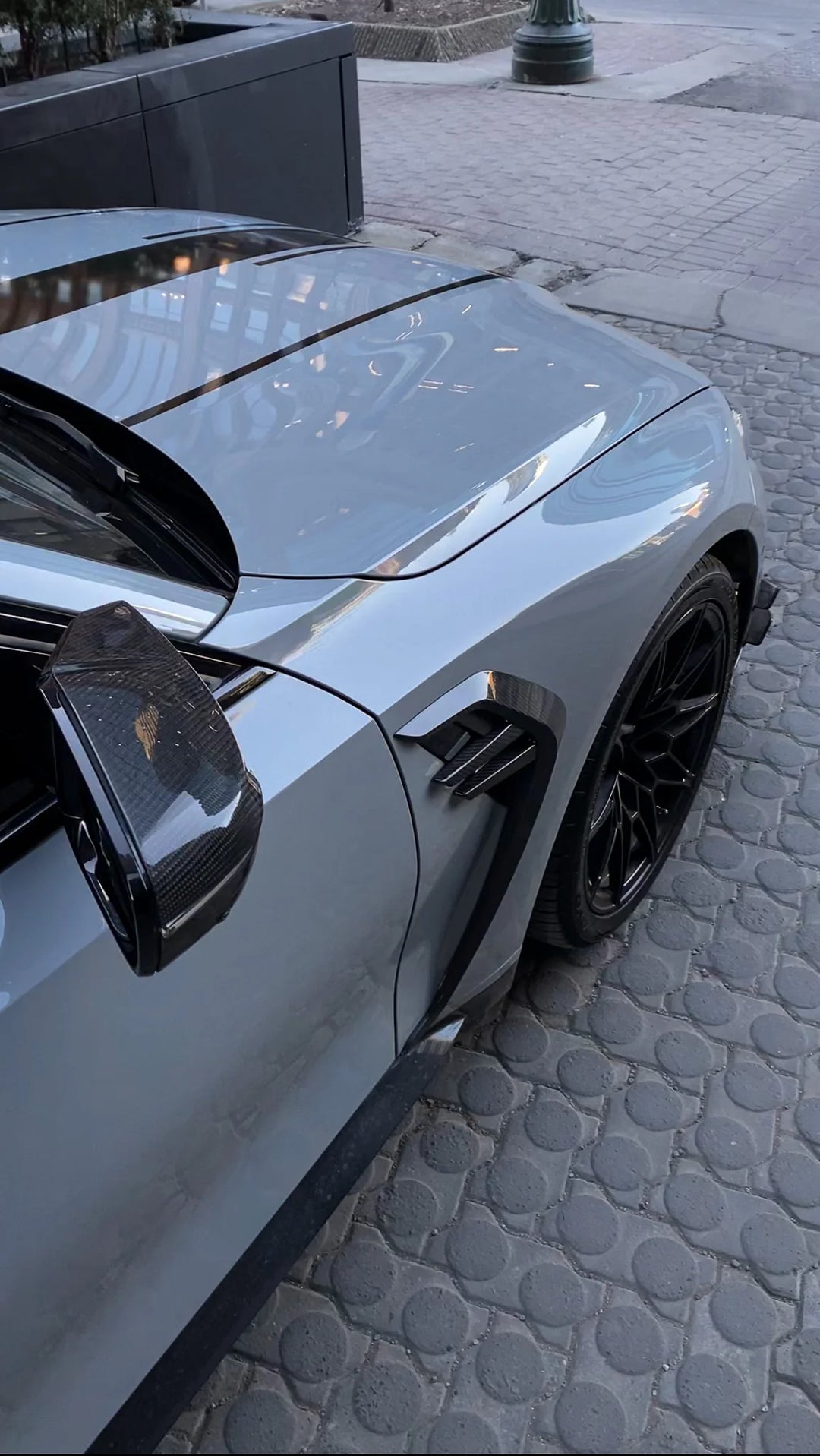 BMW G8X M3 M4 DTM FENDER TRIMS STYLE GENUINE DRY CARBON FIBER