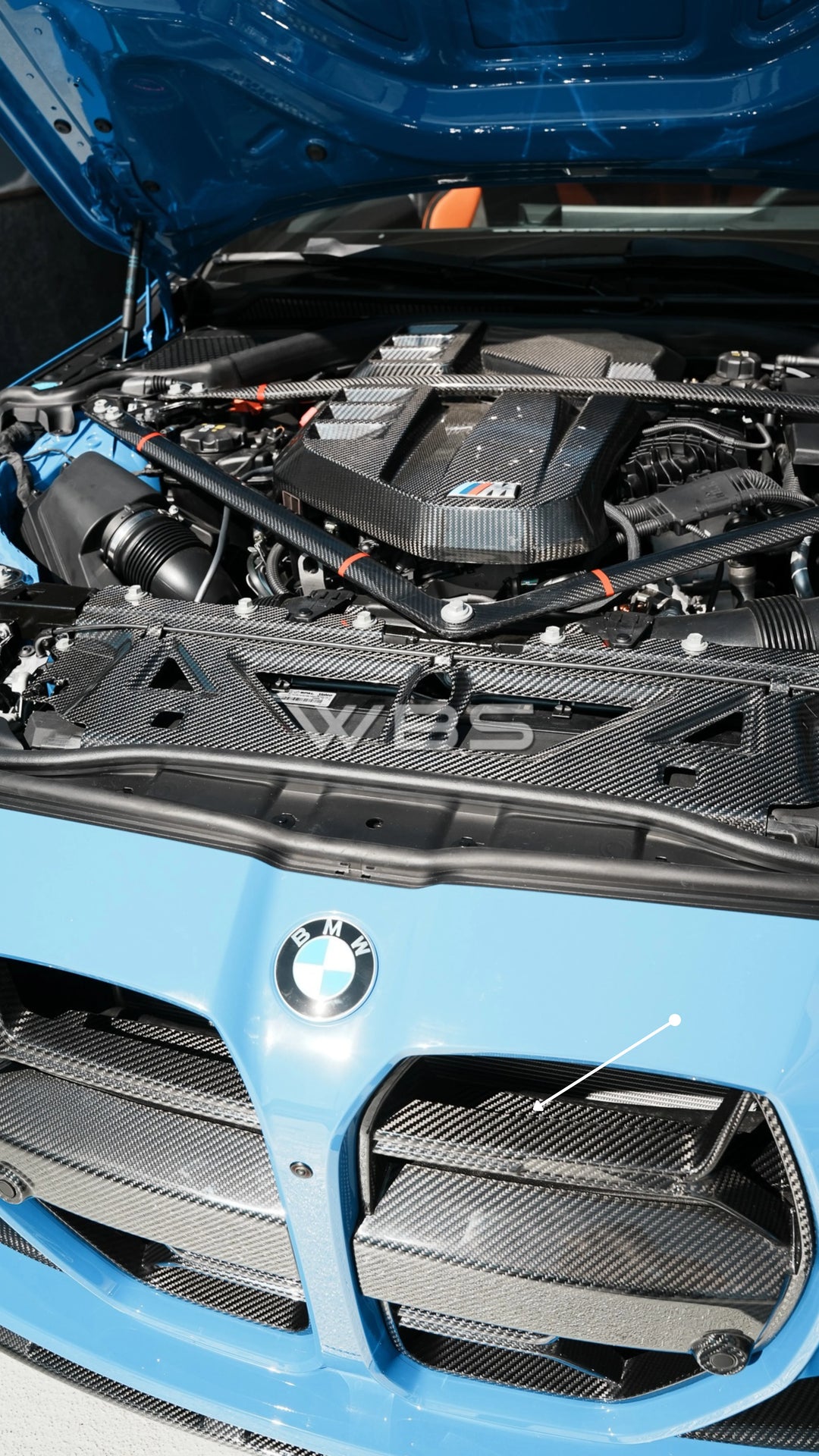 BMW G8X M3 M4 GENUINE CARBON FIBRE FOAM SHOCK COVER