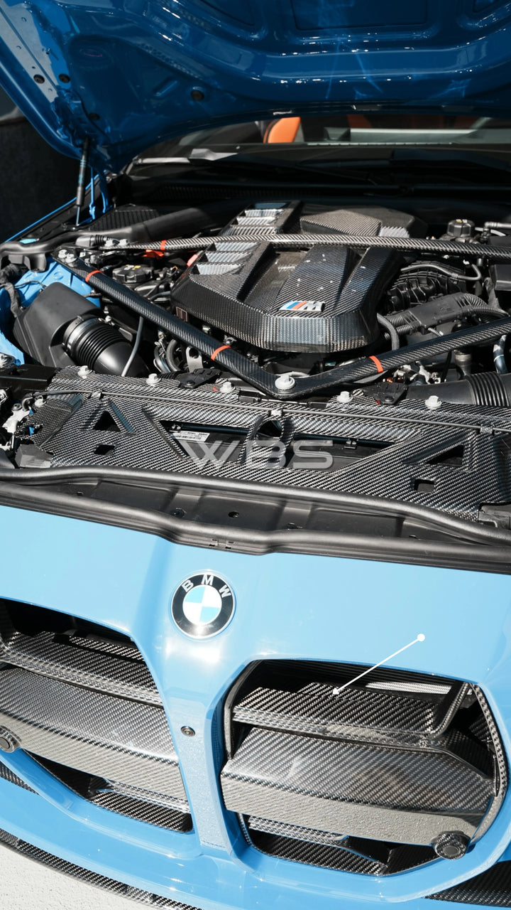 BMW G8X M3 M4 GENUINE CARBON FIBRE FOAM SHOCK COVER