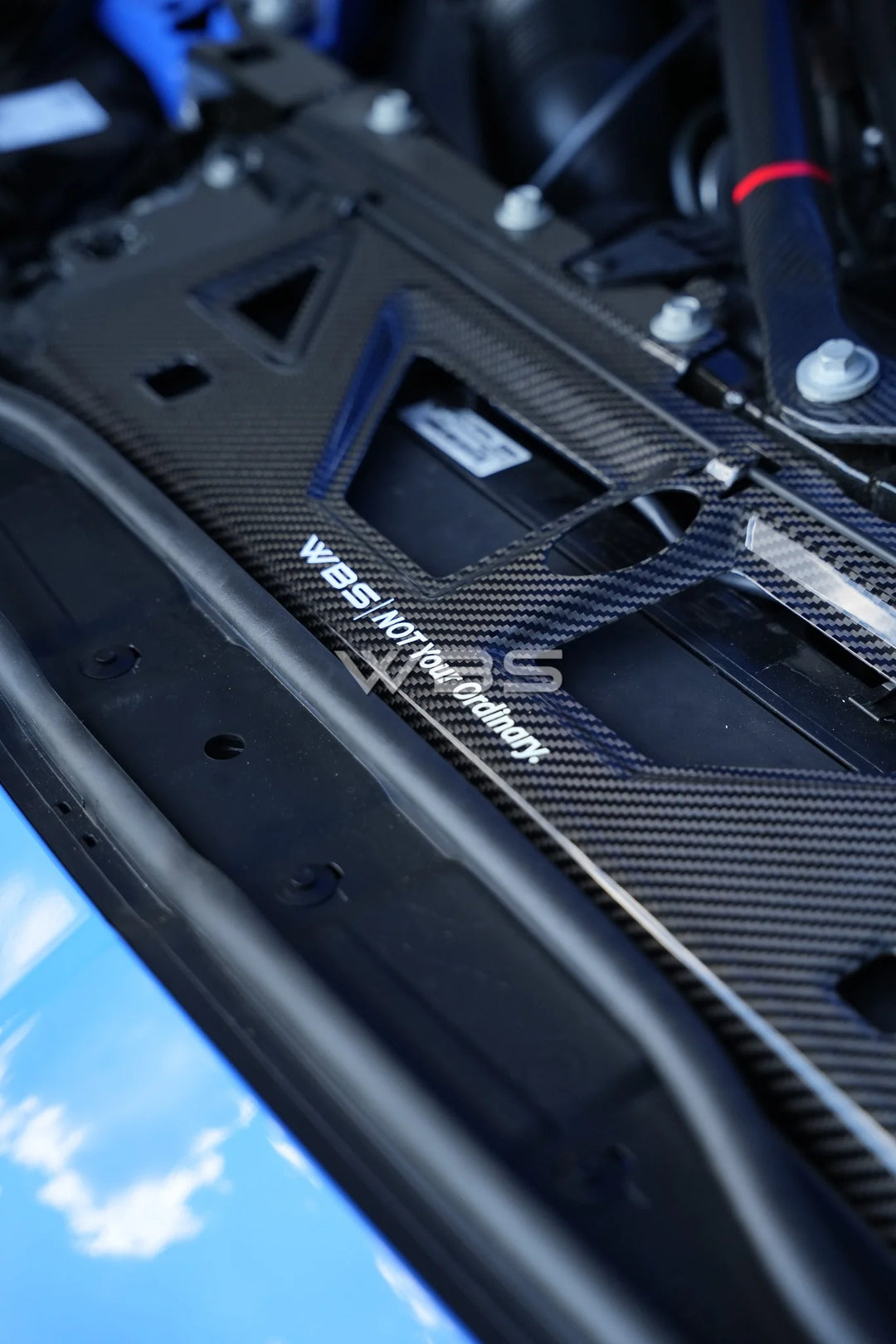 BMW G8X M3 M4 WATER TANK COVER OEM STYLE GENUINE DRY CARBON FIBER