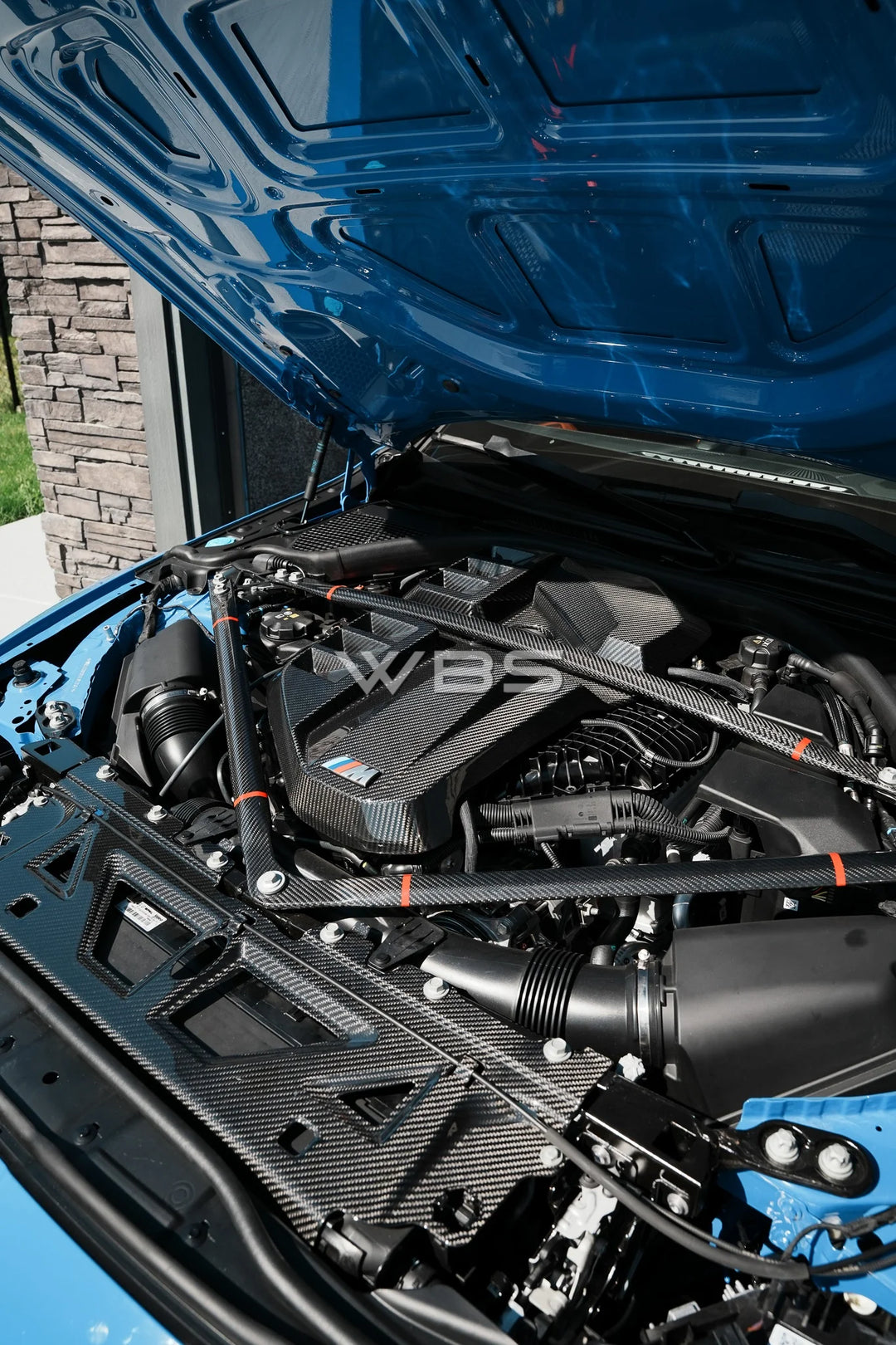 BMW G8X M3 M4 WATER TANK COVER OEM STYLE GENUINE DRY CARBON FIBER