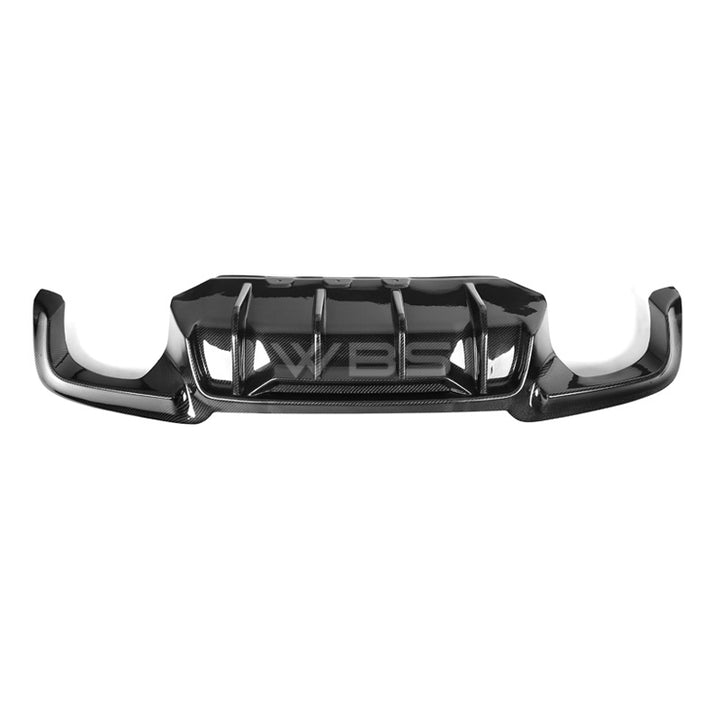 BMW M5 F10 GTX STYLE REAR DIFFUSER GENUINE CARBON FIBER