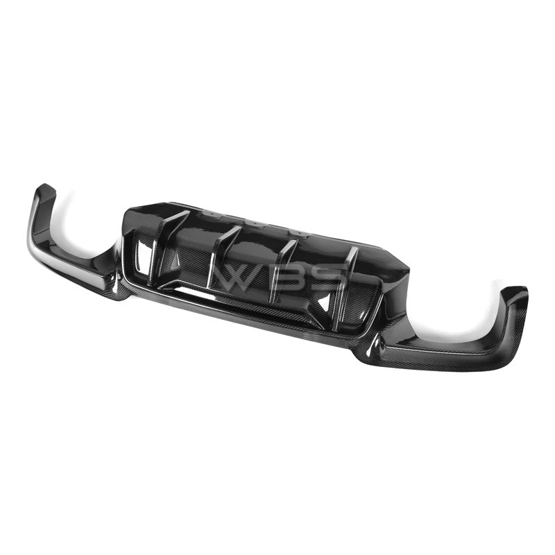 BMW M5 F10 GTX STYLE REAR DIFFUSER GENUINE CARBON FIBER