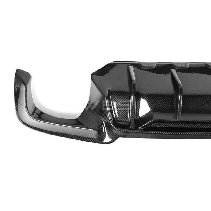 BMW M5 F10 GTX STYLE REAR DIFFUSER GENUINE CARBON FIBER