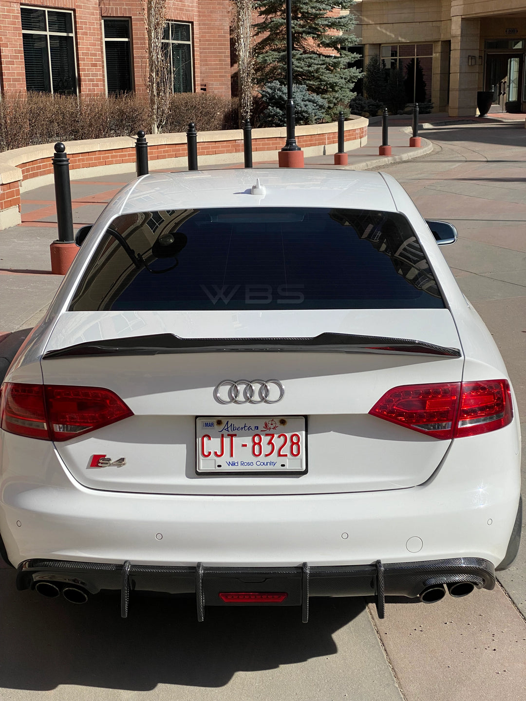 AUDI S4/ A4 B8 DIFFUSER KB STYLE GENUINE CARBON FIBER