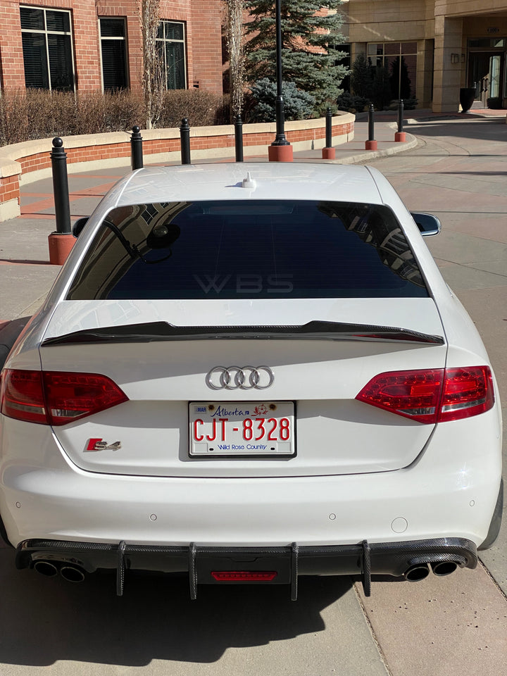 AUDI S4/ A4 B8 DIFFUSER KB STYLE GENUINE CARBON FIBER